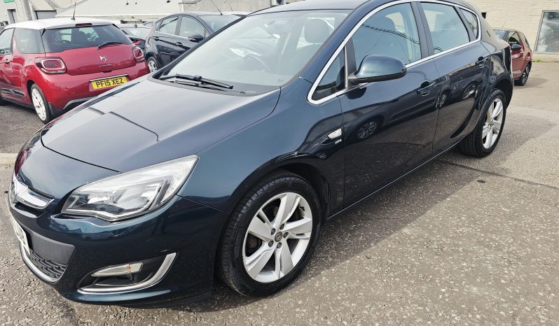 43k Miles! 2014 Green Vauxhall Astra SRi, 1.4L petrol. MOT March 2027.5dr.Aux.FSH.Ulez free.2 Owner £4495 full