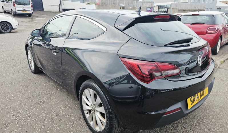 2014 Black Vauxhall Astra SRi GTC, 1.4L petrol. MOT April 2027.3dr.Aux.FSH.Low miles.Ulez free £3995 full