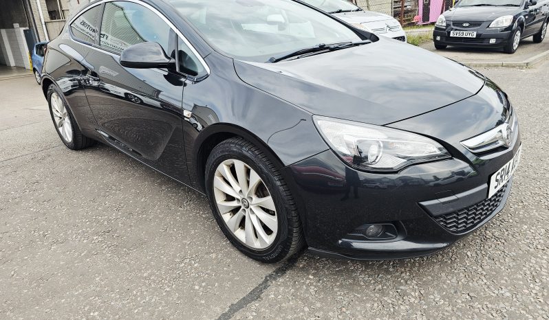 2014 Black Vauxhall Astra SRi GTC, 1.4L petrol. MOT April 2027.3dr.Aux.FSH.Low miles.Ulez free £3995 full