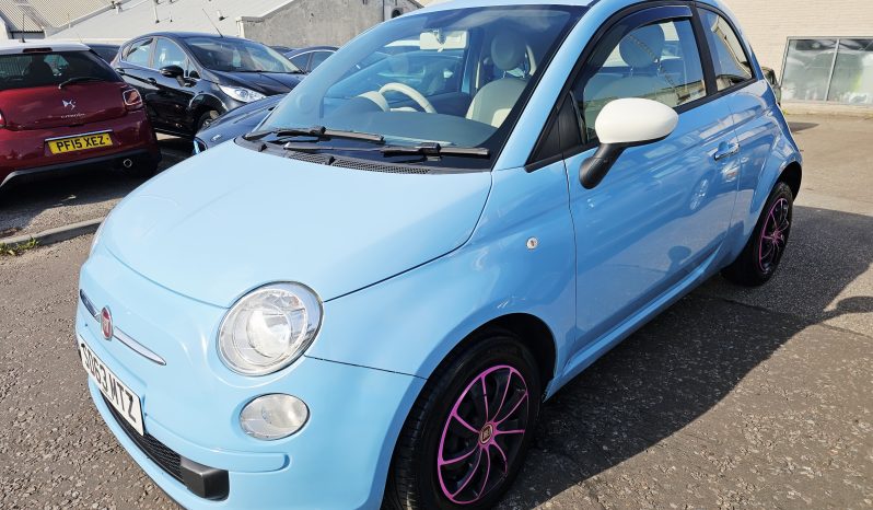 2013 Blue Fiat 500 Colour Therapy,1.2L Petrol.MOT April 2027.£35 Tax.3Dr.72k Miles.Ulez free.2 Owner £3495 full