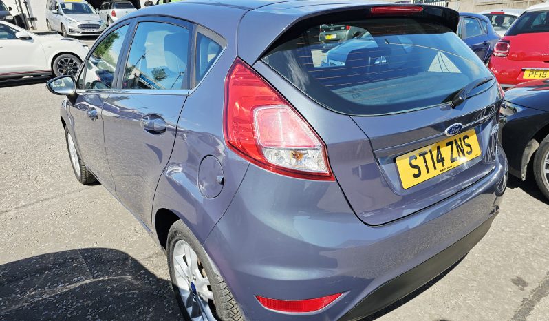 2014 Grey Ford Fiesta Zetec, 1.2 petrol. 5Dr. MOT June 2027.5Dr.Low Miles. Ulez free.FSH. 2 Owner £3995 full