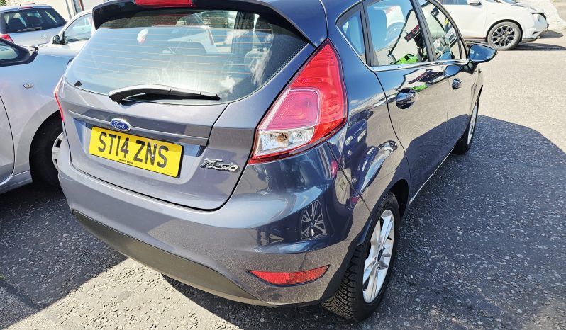 2014 Grey Ford Fiesta Zetec, 1.2 petrol. 5Dr. MOT June 2027.5Dr.Low Miles. Ulez free.FSH. 2 Owner £3995 full