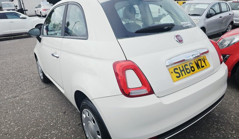 57k miles! 2016 White Fiat 500 Pop,1.2L Petrol.MOT May 2027.£35 Tax.3Dr.FSH.Ulez free.2 Owner £4995 full