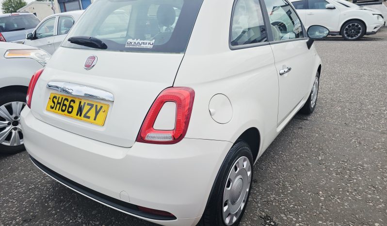 57k miles! 2016 White Fiat 500 Pop,1.2L Petrol.MOT May 2027.£35 Tax.3Dr.FSH.Ulez free.2 Owner £4995 full