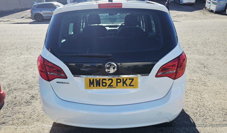 2013 White Vauxhall Meriva Active Limited Edition,1.4L Petrol, MOT January 2027.Low Miles.5Dr.FSH.Ulez free.1 Owner £2995 full