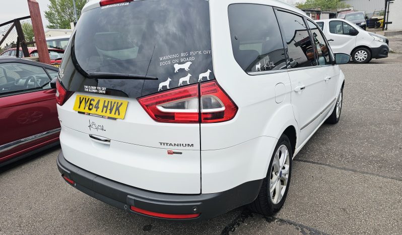 Automatic! 7 Seaters! 2014 White Ford Galaxy Titanium TDCI, 2L Diesel, .MOT December 2026.5Dr.2 Owner £2495 full