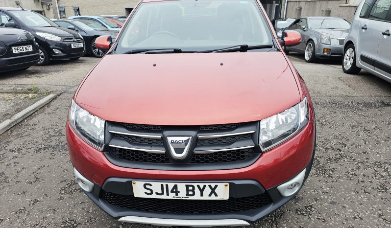 58k Miles! 2014 Red Dacia Sandero Stepway TCe Laureate,1L Petrol, MOT May 2027.5Dr.FSH.Ulez free.Sat Nav.2 Owner £4495 full