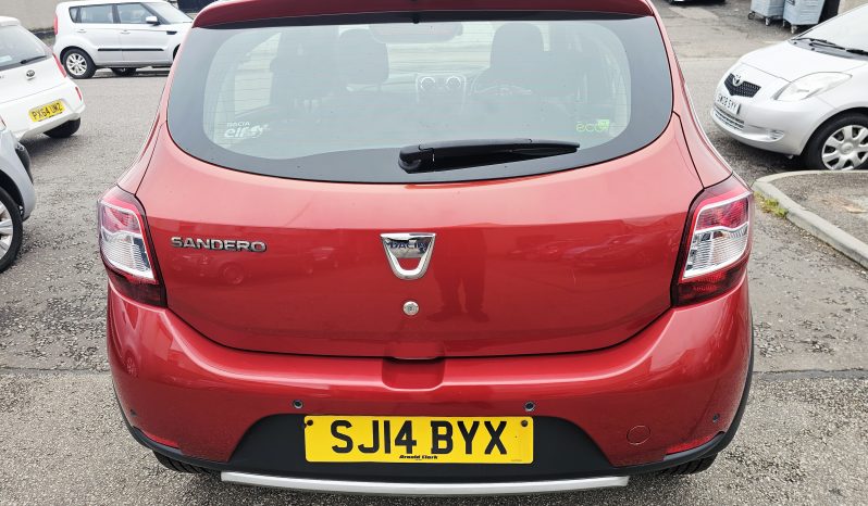 58k Miles! 2014 Red Dacia Sandero Stepway TCe Laureate,1L Petrol, MOT May 2027.5Dr.FSH.Ulez free.Sat Nav.2 Owner £4495 full