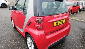 44k miles! Automatic! 2012 Red Smart forTwo Passion MHD,1 Litre Petrol.MOT July 2027.£20 Tax.Sunroof.Ulez free £3895 full