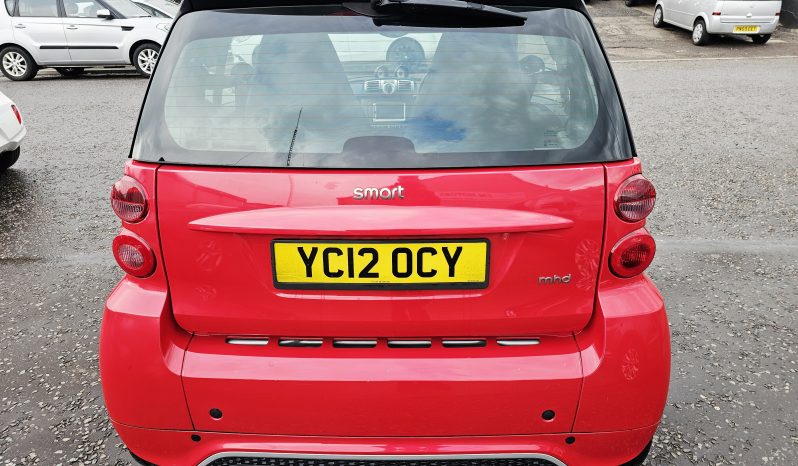 44k miles! Automatic! 2012 Red Smart forTwo Passion MHD,1 Litre Petrol.MOT July 2027.£20 Tax.Sunroof.Ulez free £3895 full