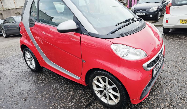44k miles! Automatic! 2012 Red Smart forTwo Passion MHD,1 Litre Petrol.MOT July 2027.£20 Tax.Sunroof.Ulez free £3895 full