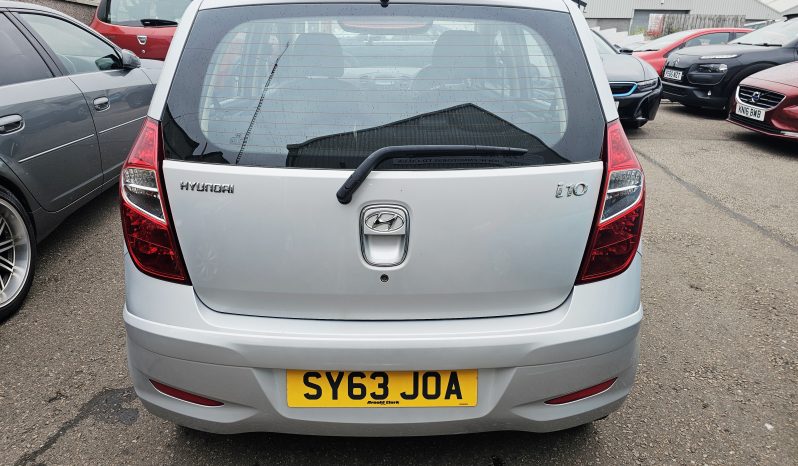 51k Miles! 2013 Silver Hyundai i10 Active, 1.2 L petrol, Mot April 2027.5dr. Aux.£20 tax. FSH.Ulez free £3495 full