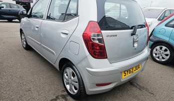 51k Miles! 2013 Silver Hyundai i10 Active, 1.2 L petrol, Mot April 2027.5dr. Aux.£20 tax. FSH.Ulez free £3495 full