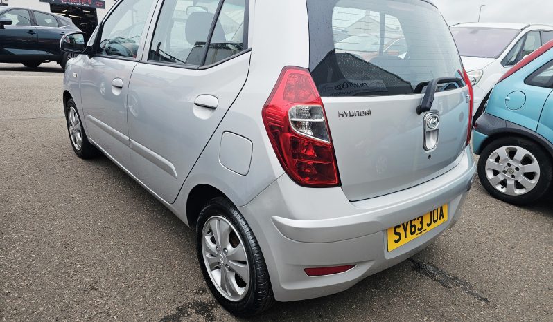 51k Miles! 2013 Silver Hyundai i10 Active, 1.2 L petrol, Mot April 2027.5dr. Aux.£20 tax. FSH.Ulez free £3495 full