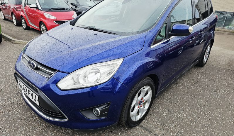 Automatic! 7 Seaters! 59k Miles! 2014 Blue Ford Grand C-Max Titanium TDCI, 2L Diesel.MOT June 2027.5Dr £4995 full