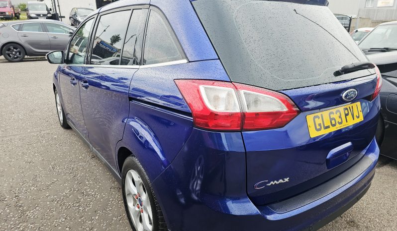 Automatic! 7 Seaters! 59k Miles! 2014 Blue Ford Grand C-Max Titanium TDCI, 2L Diesel.MOT June 2027.5Dr £4995 full