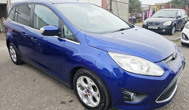 Automatic! 7 Seaters! 59k Miles! 2014 Blue Ford Grand C-Max Titanium TDCI, 2L Diesel.MOT June 2027.5Dr £4995 full