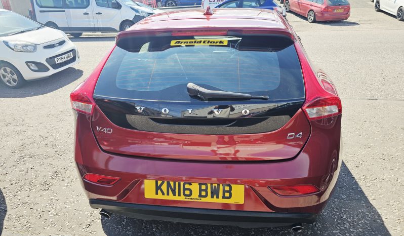 Automatic! 2016 Red Volvo V40 SE NAV D4, 2L Diesel.MOT June 2027.£20 Tax.FSH.Ulez free £8495 full