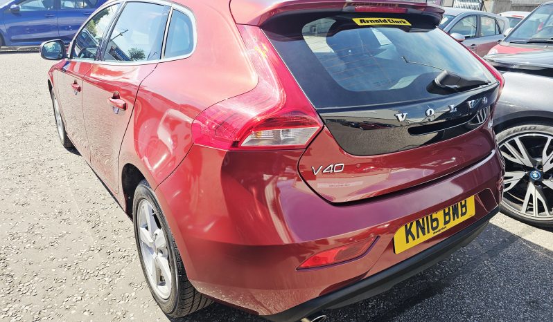 Automatic! 2016 Red Volvo V40 SE NAV D4, 2L Diesel.MOT June 2027.£20 Tax.FSH.Ulez free £8495 full