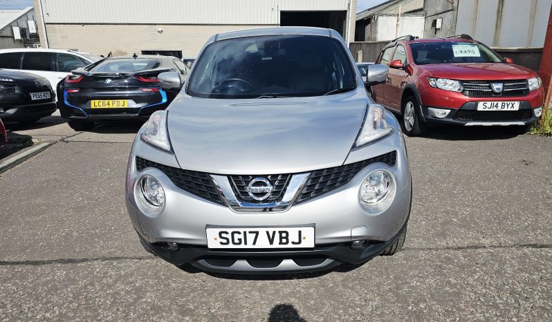 57k Miles! 2017 Silver Nissan Juke Tekna DIG-T, 1.2L Petrol,MOT June 2027. Aux. 5Dr.Cruise Control.Ulez free.Reverse Camera.2 Owner £6495 full