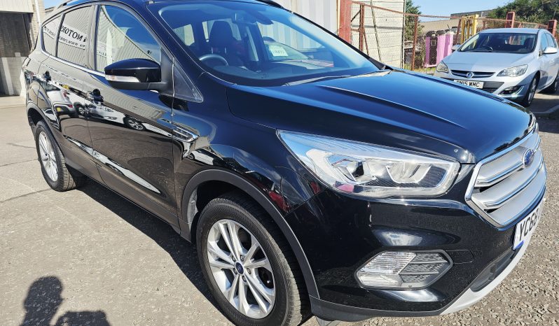 53k Miles! 2018 Black Ford Kuga Titanium TDCI, 1.5L Diesel.MOT June 2027.SUV .FSH.Ulez Free £9995 full