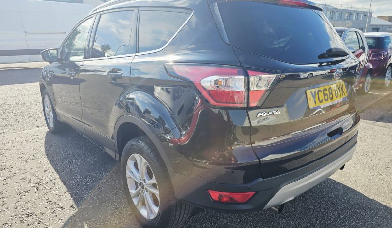 53k Miles! 2018 Black Ford Kuga Titanium TDCI, 1.5L Diesel.MOT June 2027.SUV .FSH.Ulez Free £9995 full