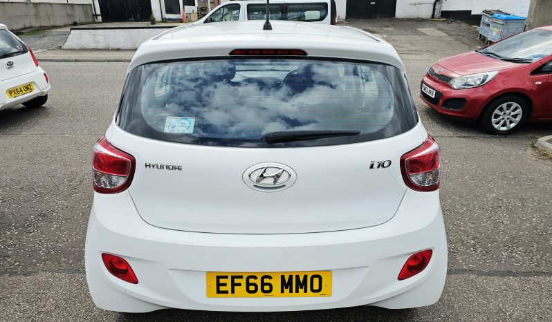 14k Miles! 2016 White Hyundai i10 Premium, 1L petrol, Mot March 2027.5dr. Aux.£20 tax. FSH.Ulez free.2 Owner £7495 full
