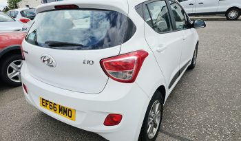 14k Miles! 2016 White Hyundai i10 Premium, 1L petrol, Mot March 2027.5dr. Aux.£20 tax. FSH.Ulez free.2 Owner £7495 full