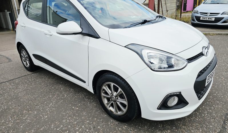 14k Miles! 2016 White Hyundai i10 Premium, 1L petrol, Mot March 2027.5dr. Aux.£20 tax. FSH.Ulez free.2 Owner £7495 full