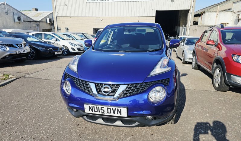 2015 Blue Nissan Juke Acenta DIG-T, 1.2L Petrol,MOT July 2027. Aux. 5Dr.Cruise Control.Ulez free £3495 full