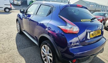 2015 Blue Nissan Juke Acenta DIG-T, 1.2L Petrol,MOT July 2027. Aux. 5Dr.Cruise Control.Ulez free £3495 full