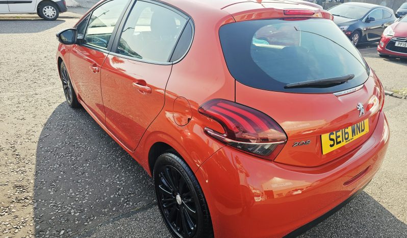2016 Orange Peugeot 208 XS Pure Tech, 1.2L petrol. MOT July 2027.£20 Tax.Low Miles.Ulez free £3495 full