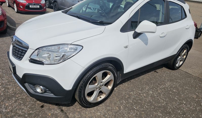 2014 White Vauxhall Mokka Tech line, 1.4 petrol.MOT March 2027.76k Miles.Ulez Free.FSH.2 Owner £3995 full