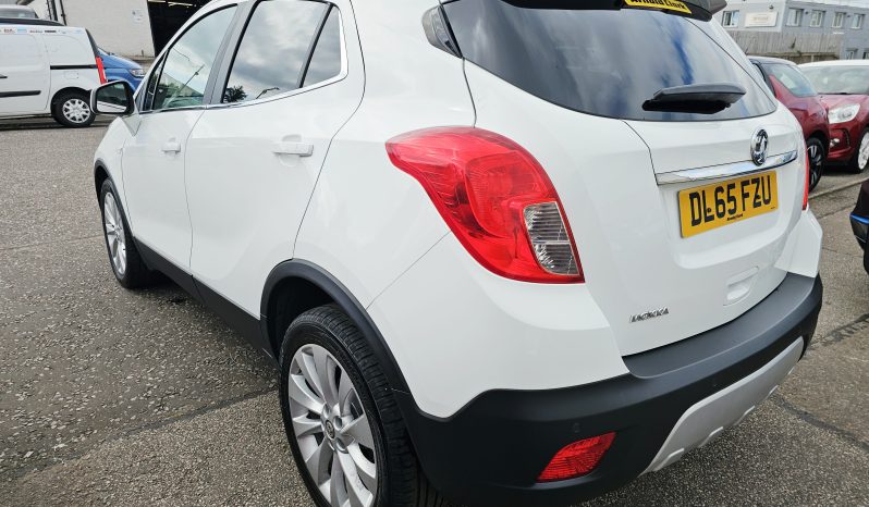 2015 White Vauxhall Mokka SE, 1.6L petrol.Full Leather.MOT May 2027.Low miles.FSH.Ulez Free.Heated seats £4195    full