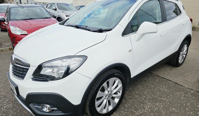 2015 White Vauxhall Mokka SE, 1.6L petrol.Full Leather.MOT May 2027.Low miles.FSH.Ulez Free.Heated seats £4195    full